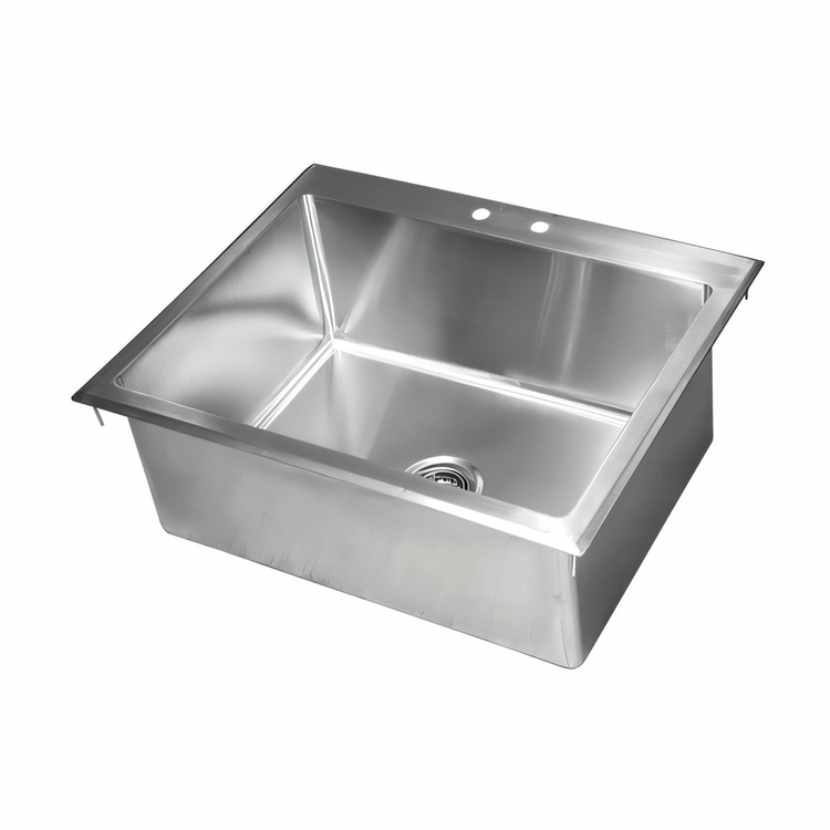 Product image #1 for John Boos Pro-Bowl 1-Compartment Drop-In Stainless Steel Sink with Basket Drain