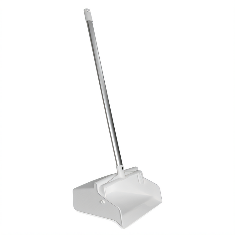 Product image #1 for Sparta Color-Coded Upright Dust Pan with Serrated Edge and Aluminum Handle, White