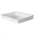 Thumbnail image #1 for Stackable Rectangular Polypropylene Dough Proofing Box, 25-5/8 x 18 x 3-1/4 Inch, White