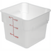 Thumbnail image #1 for CFS Brands 11962PE02 Squares Commercial Food Storage Containers Case of 6