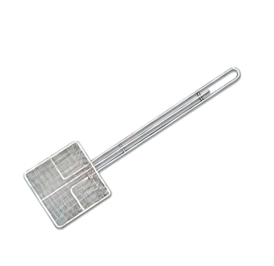 Product image #1 for 5-Inch Square Fine Mesh Skimmer with 14-Inch Handle