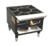 Thumbnail image #1 for Town Equipment SR-18-R-SS-P 18-Inch Stainless Steel Propane Stock Pot Range — Single Two-Ring Burner, Open Base