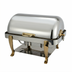 Thumbnail image #1 for Vintage 8 Qt Full-Size Rectangular Roll Top Chafer
