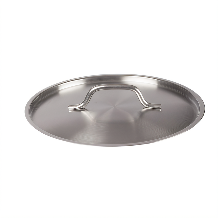 Product image #1 for Winco Round Stainless Steel Fry Pan Cover with Handle, 11-12 Inch