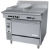 Thumbnail image #1 for Garland Cuisine 36-Inch Heavy-Duty Natural Gas Combination Range with Left Griddle, Right Hot Top, and Standard Oven