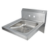 Thumbnail image #1 for John Boos Pro-Bowl Wall-Mount Stainless Steel Hand Wash Sink, 14 x 16 Inch Bowl