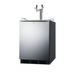 Thumbnail image #1 for Summit Commercial ADA-Compliant Dual-Tap Kegerator, Built-In/Freestanding, 5.5 Cu. Ft., 2 1/6-Barrel Keg Capacity