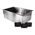 Thumbnail image #1 for CookTek SinAqua Rectangular Drop-In Induction Hot Food Well, 4-Inch Deep, 3-Sensor, 100-120V