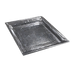 Thumbnail image #1 for American Metalcraft 20-Inch Square Hammered Stainless Steel Serving Tray