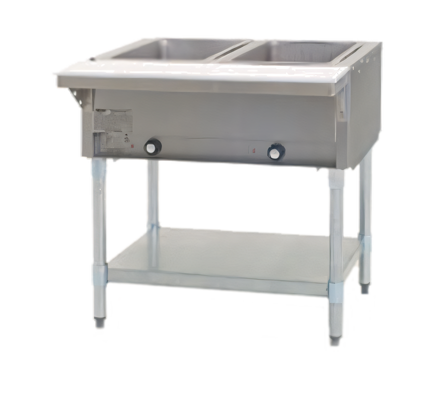 Product image #1 for Eagle Group 33-Inch Electric Hot Food Table, Open Base, 2 Dry Wells, 208V 3-Phase