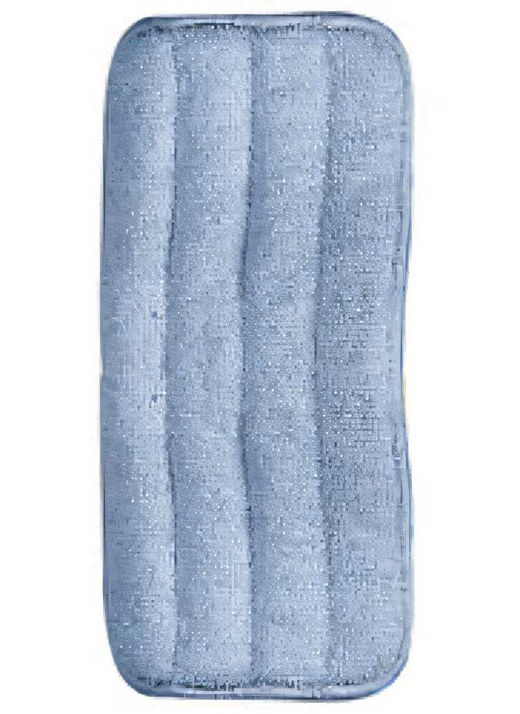 Product image #1 for Carlisle Flo-Pac Microfiber Wet/Dry Mop Pad Head Only, 24 Inch, Blue, Looped End