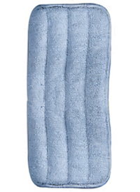 Carlisle Flo-Pac Microfiber Wet/Dry Mop Pad Head Only, 24 Inch, Blue, Looped End
