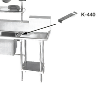 Advance Tabco Waste Trough with 2-Inch Deep Removable Basket