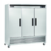 Thumbnail image #1 for Maxx Cold Three-Section Reach-In Freezer, 66.7 Cu. Ft., Bottom-Mount Self-Contained, Stainless Steel