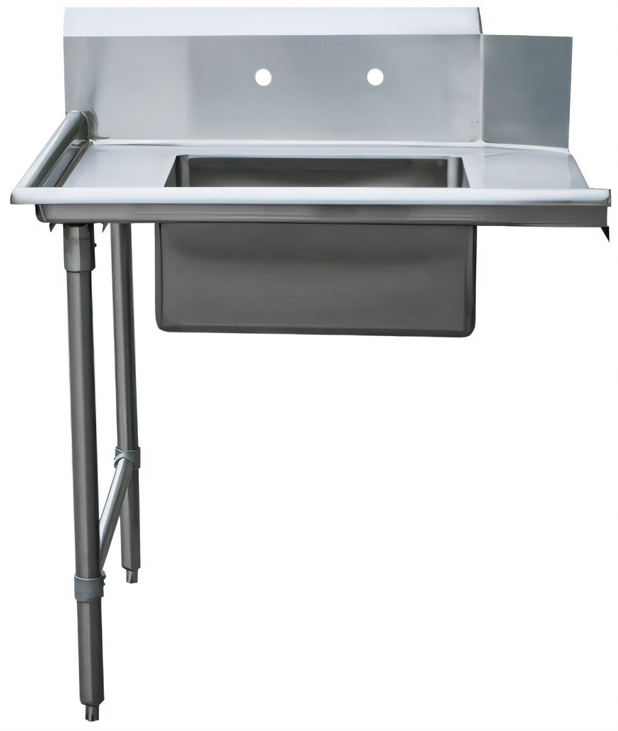 Product image #1 for Commercial Soiled Dish Table with Left-Side Sink, 36-Inch Wide, Stainless Steel