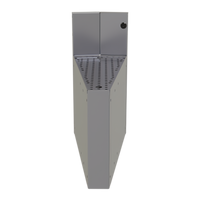 Glastender Underbar Inside Wedge Corner Drainboard, 24-Inch Deep, 15° Angle