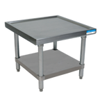 Thumbnail image #1 for BK Resources MST-2424SS 24 x 24 x 20 Inch Stainless Steel Machine Stand with Adjustable Undershelf and Marine Edge