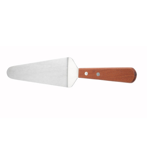 Product image #1 for Winco 10-Inch Stainless Steel Pie Server with Wooden Handle and Satin Finish