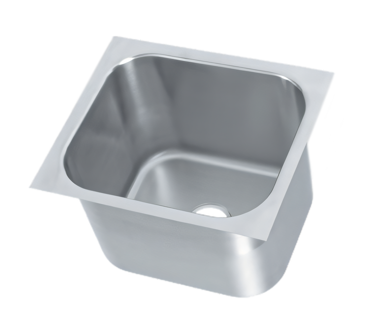 Product image #1 for Vollrath Weld-In / Undermount Single Compartment Sink, 19 x 16 x 14 Inches, 18-Gauge Stainless Steel