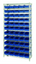 Thumbnail image #1 for Quantum Conductive Stationary Wire Shelving Bin System with 12 Shelves and 55 Bins