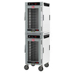 Thumbnail image #1 for Metro HotBlox™ HBCN16-DC-M Dual-Cavity Mobile Insulated Holding Cabinet, Clear Door, Digital Touchscreen, Aluminum