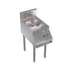Thumbnail image #1 for Krowne Royal Series KR24-14BD 14-Inch x 24-Inch Freestanding Underbar Blender Station with Stainless Steel Dump Sink and Recessed Blender Shelf