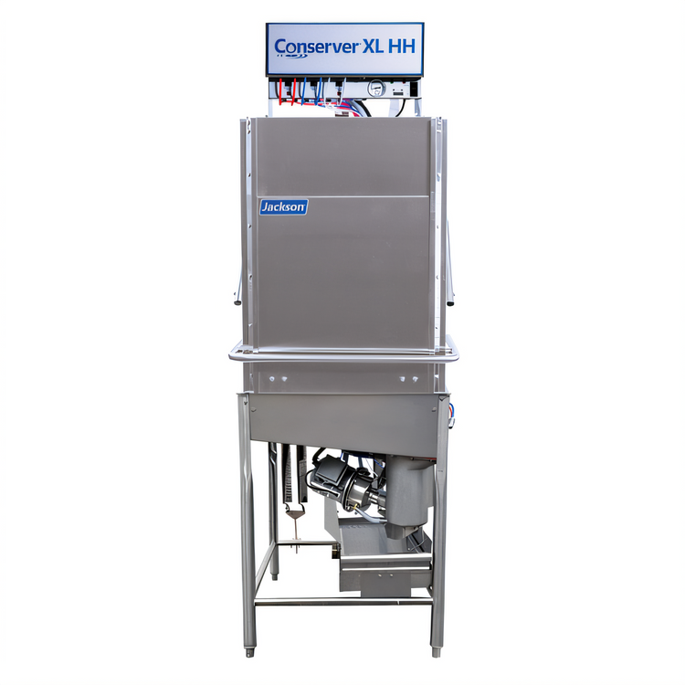 Product image #1 for Jackson Conserver XL-HH Tall Chamber Low-Temperature Chemical Sanitizing Door-Type Dishwasher