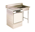 Thumbnail image #1 for Eagle Group UDT-5L-16/3 60-Inch Undercounter Soiled Dish Table with 304 Stainless Steel Top, Pre-Rinse Sink, and Left-Side Dishwasher Layout