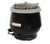 Thumbnail image #1 for 10 Liter Electric Countertop Soup Kettle with Plastic Lid, 400W, Black