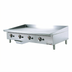 Thumbnail image #1 for Winco Spectrum™ 48-Inch Countertop Gas Griddle, Natural Gas Ready, 120,000 BTU