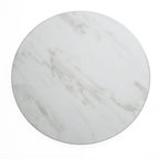 Thumbnail image #1 for American Metalcraft Naturals MW21 21-1/2-Inch Round Melamine Serving Board, White Marble Pattern, Handle-Free Case of 6