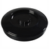 Thumbnail image #1 for Carlisle Interlocking Polypropylene Tortilla Server Base & Lid Set, 7-1/2 Inch Dia., Black