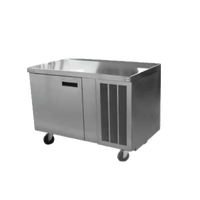 Delfield 48-Inch Single-Section Refrigerated Work Table with Side-Mounted Self-Contained Refrigeration