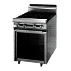 Thumbnail image #1 for Jade Range (Middleby) Titan JTRH-2-A 12-Inch Heavy-Duty Natural Gas Range with 2 Open Burners and Cabinet Base