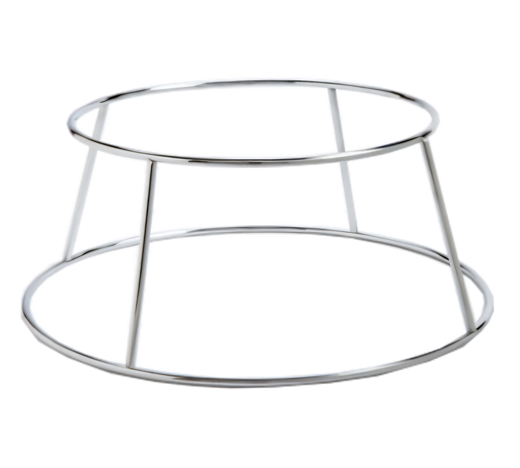 Product image #1 for American Metalcraft Small Round 1-Tier Stainless Steel Display Rack