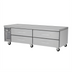 Thumbnail image #1 for Turbo Air PRO Series 84-Inch Two-Section Freezer Chef Base with 4 Drawers