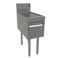 Glastender Underbar Drainboard Half Cabinet with Door, 12
