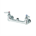 Thumbnail image #1 for T&S Brass 8-Inch Wall-Mount Double Pantry Faucet with Swivel Outlet, Low Lead, ADA Compliant