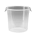 Thumbnail image #1 for Rubbermaid Commercial 4 Qt Round Clear Polypropylene Food Storage Container