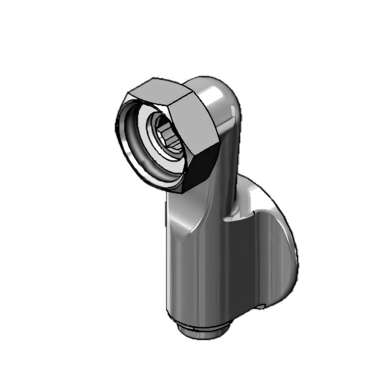 Product image #1 for Low-Lead Adjustable Faucet Flange with Screwdriver Stop, Chrome, 1/2" Female NPT