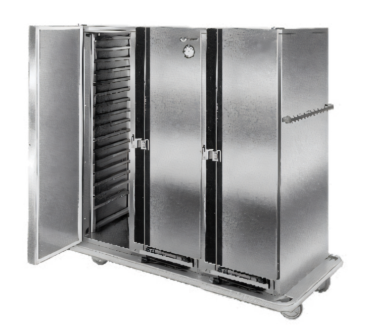Product image #1 for Carter-Hoffmann PH1250 Mobile Heated Holding Cabinet for Food Transport, 3-Door, 50 Pan Capacity