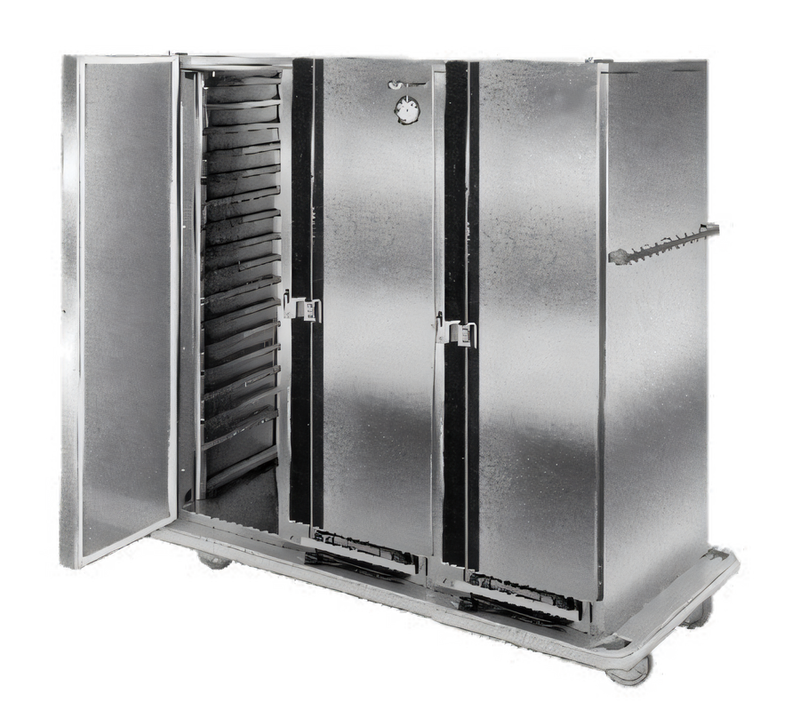 Product image #1 for Carter-Hoffmann PH1250 Mobile Heated Holding Cabinet for Food Transport, 3-Door, 50 Pan Capacity