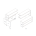 Thumbnail image #1 for Randell RCC-35.5 Modular Chef Service Counter, 35.5
