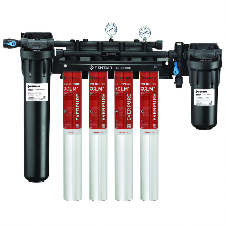 Product image #1 for Everpure High Flow CSR Quad-XCLM+ Fountain Filtration System, 4-8 GPM, 37,200-77,200 Gallon Capacity