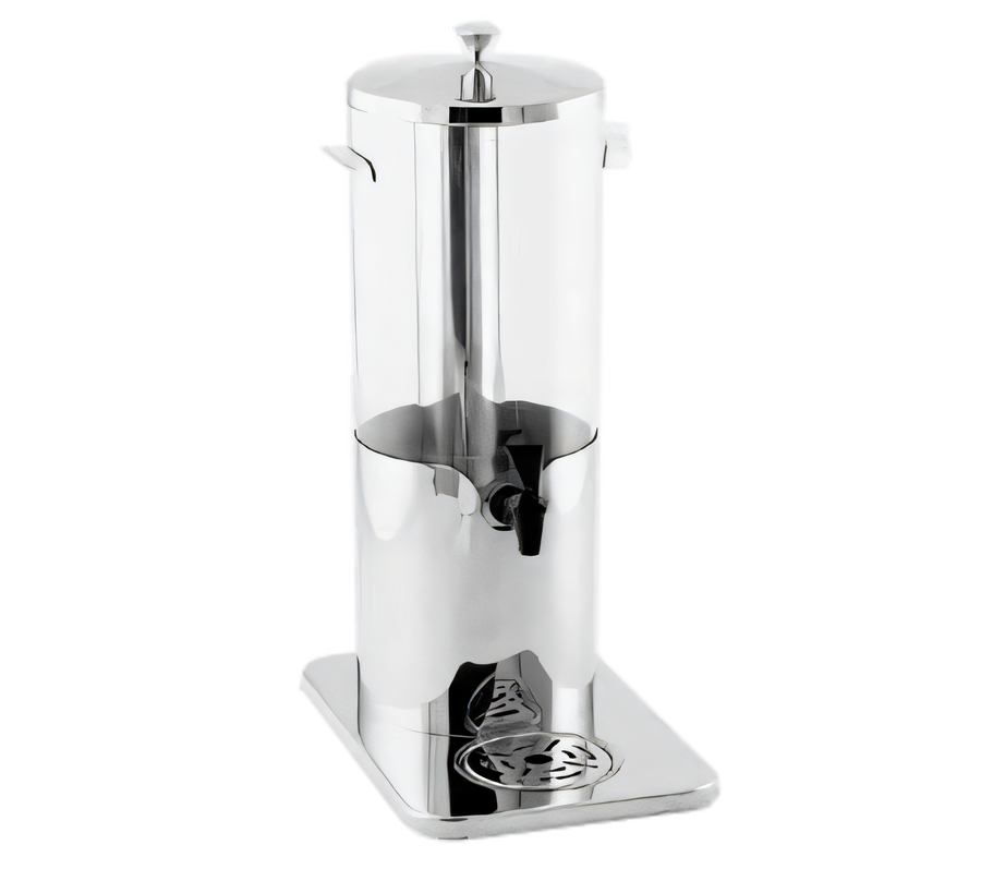 Product image #1 for American Metalcraft Mini Single Juice Dispenser, 5.3 Qt., Polycarbonate Body with Stainless Steel Frame