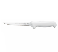 Mundial PRO Series 6 Inch Narrow Stiff Boning Knife with High-Carbon No-Stain Blade and White Sanitized Handle