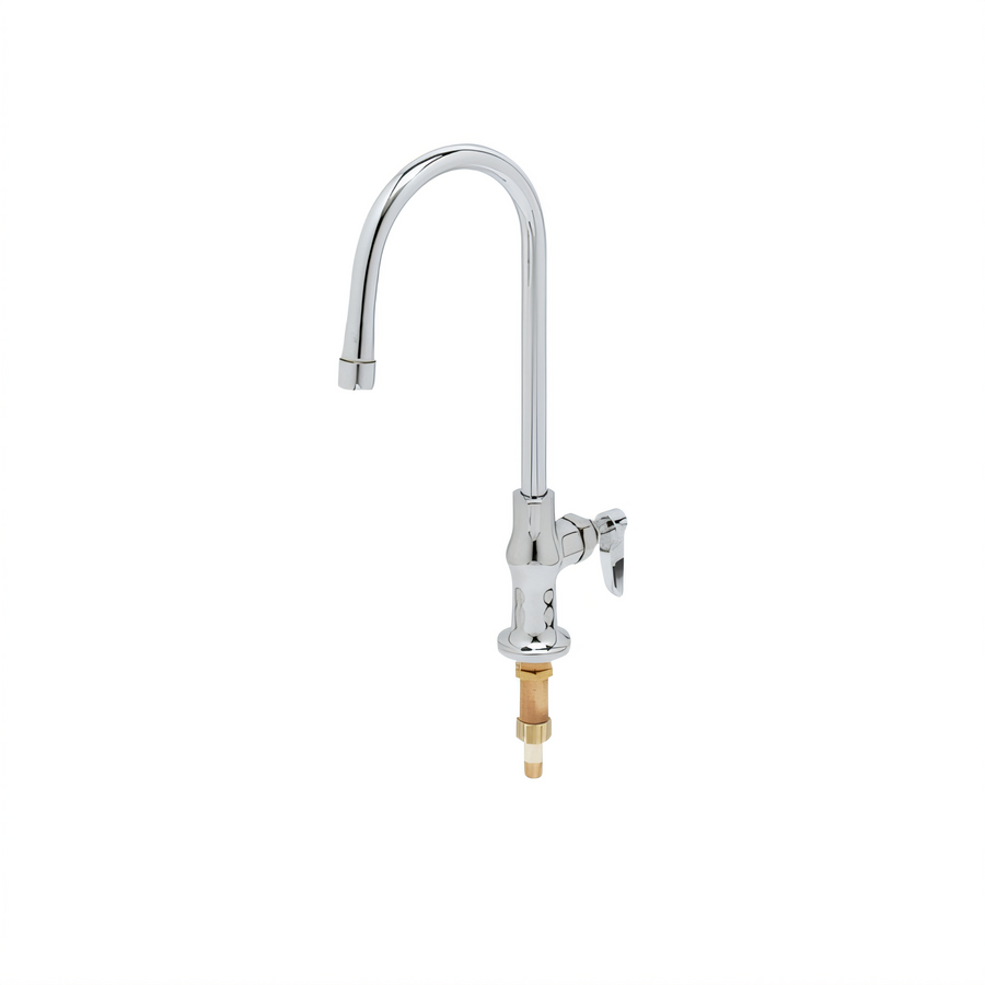 Product image #1 for T&S Brass Low-Lead Single Pantry Deck-Mount Faucet with 5 3/4-Inch Rigid Gooseneck