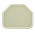 Thumbnail image #2 for Cambro Camtray® Trapezoid Fast Food & Cafeteria Tray, 14 x 22 Inch, Fiberglass, Antique Parchment