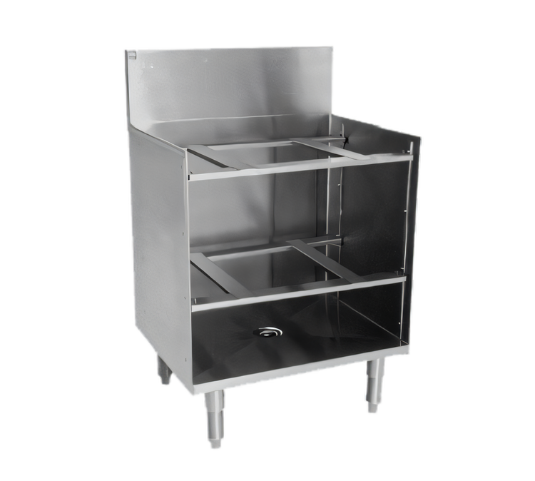 Product image #1 for Eagle Spec-Bar Open Top Underbar Glass Rack Storage Unit, 24"W x 19"D, 3-Rack Capacity