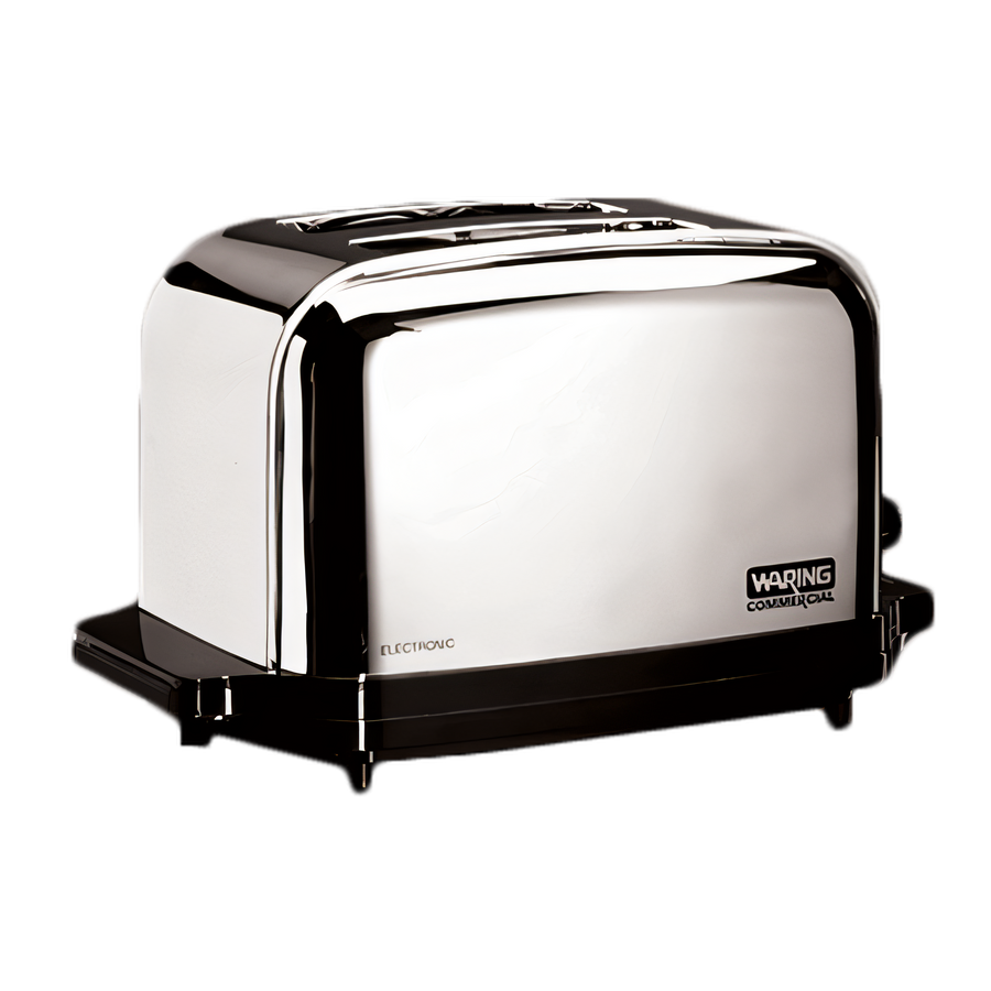 Product image #1 for Waring Commercial 2-Slice Pop-Up Toaster with Wide Slots and Chrome-Plated Finish
